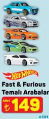 HOT WHEELS FAST & FURİOUS TEMALI OYUNCAK ARABALAR